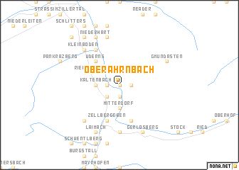 map of Oberahrnbach