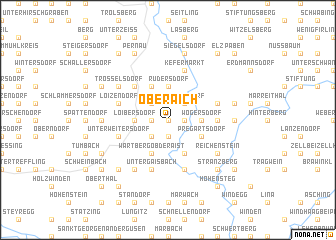 map of Oberaich