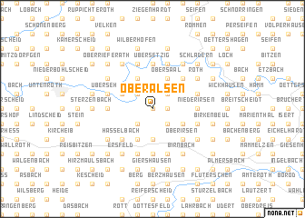 map of Oberalsen