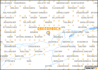 map of Oberambach