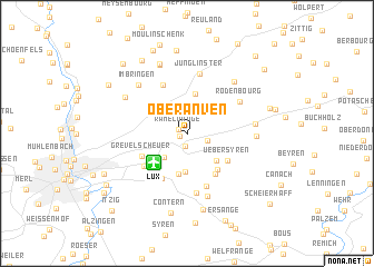 map of Oberanven