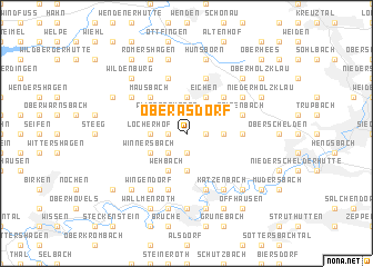 map of Oberasdorf