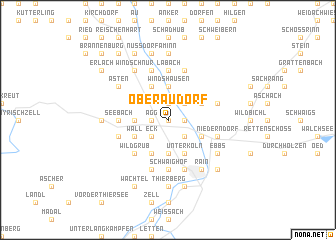 map of Oberaudorf