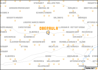 map of Oberaula