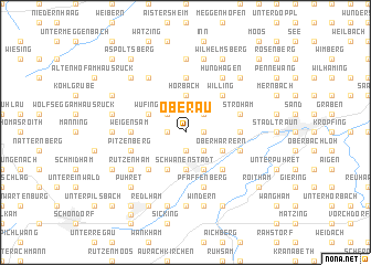 map of Oberau