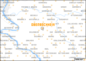 map of Oberbachheim