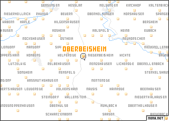 map of Oberbeisheim