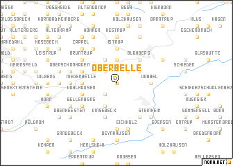 map of Oberbelle