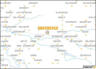 map of Oberberge