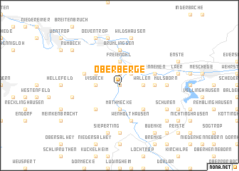 map of Oberberge