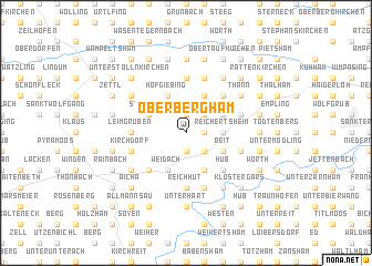 map of Oberbergham