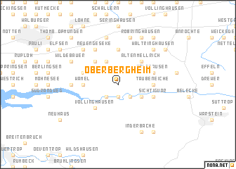 map of Oberbergheim