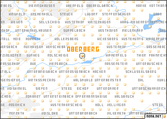 map of Oberberg