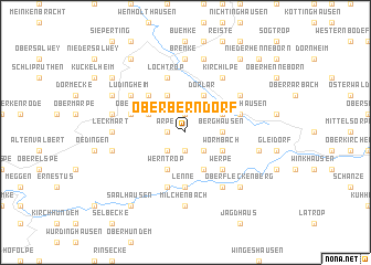 map of Oberberndorf
