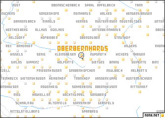 map of Oberbernhards