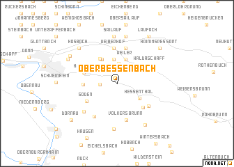map of Oberbessenbach