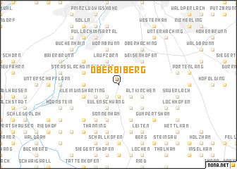 map of Oberbiberg