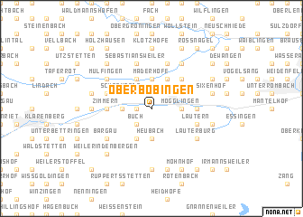 map of Oberböbingen