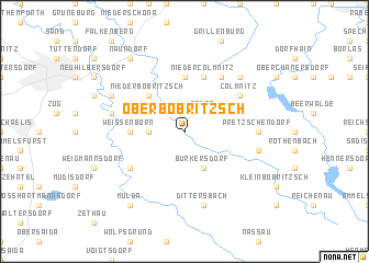 map of Oberbobritzsch