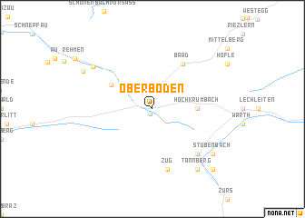 map of Oberboden