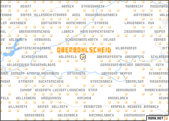 map of Oberbohlscheid