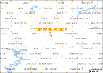 map of Oberböhmsdorf