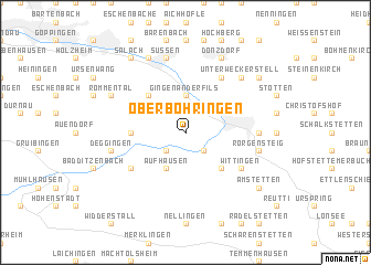 map of Oberböhringen
