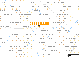 map of Oberböllen