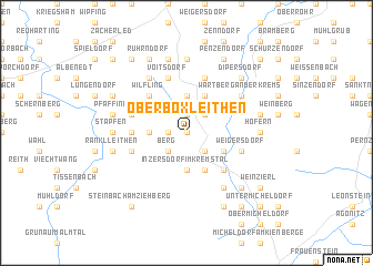 map of Oberboxleithen