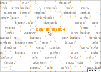 map of Oberbrambach