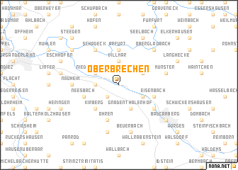 map of Oberbrechen