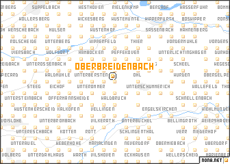 map of Oberbreidenbach