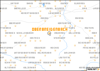 map of Ober Breidenbach