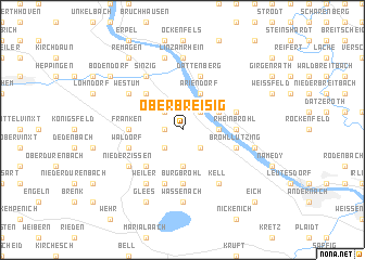 map of Oberbreisig