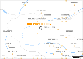 map of Ober-Breitenbach