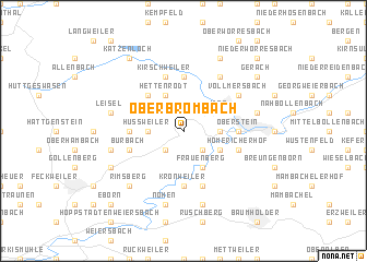 map of Oberbrombach