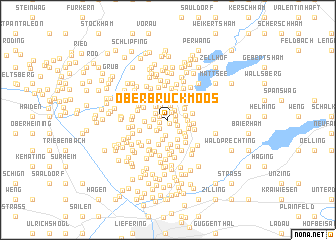 map of Oberbruckmoos