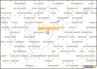 map of Oberbrunn