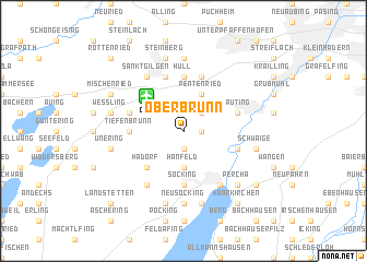 map of Oberbrunn