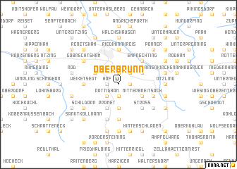 map of Oberbrunn