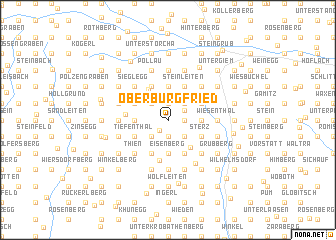 map of Oberburgfried