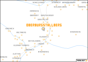 map of Oberburgstallberg