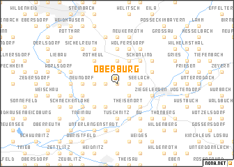 map of Oberbürg