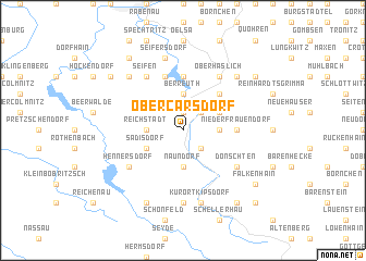 map of Obercarsdorf