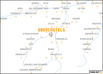 map of Obercastels