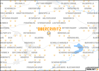 map of Obercrinitz