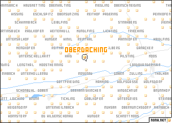 map of Oberdaching