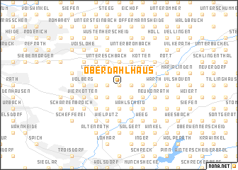 map of Oberdahlhaus