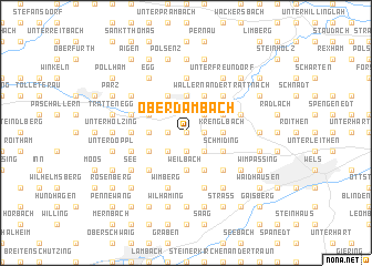 map of Oberdambach