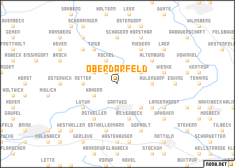 map of Ober Darfeld